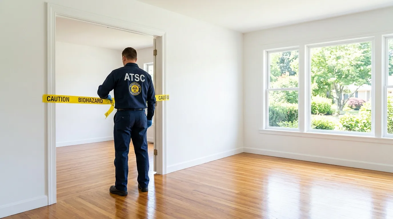 Certified biohazard cleanup crew performing Crime Scene Cleanup in James Island